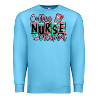 Ocean Blue coffee nurse repeat Premium Sweatshirt - RanaPortraitStore