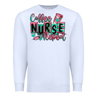 White coffee nurse repeat Premium Sweatshirt - RanaPortraitStore