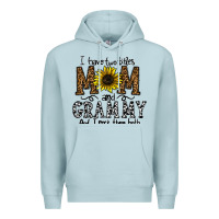 Blue Mist i have two titles mom and grmmh and i rock them both Premium Hoodie - CowhideDigitalArt