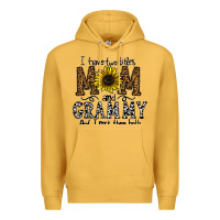 Mustard i have two titles mom and grmmh and i rock them both Premium Hoodie - CowhideDigitalArt