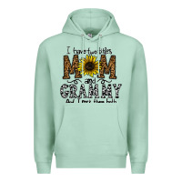 Seafoam i have two titles mom and grmmh and i rock them both Premium Hoodie - CowhideDigitalArt