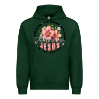 Forest Green there was jesus Urban Hoodie - JahusDesignShop