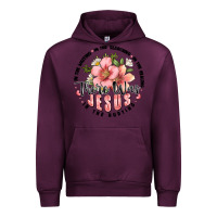 Mauve Wine there was jesus Urban Hoodie - JahusDesignShop