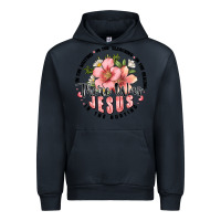 Navy there was jesus Urban Hoodie - JahusDesignShop