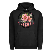 Pigment Black there was jesus Urban Hoodie - JahusDesignShop
