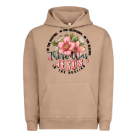 Pigment Burro there was jesus Urban Hoodie - JahusDesignShop