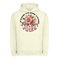 Pigment Pistachio there was jesus Urban Hoodie - JahusDesignShop