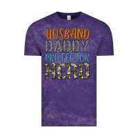Cloud Purple husband daddy protector hero Vintage Tee - Artiststas
