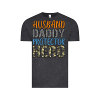 Vintage Black husband daddy protector hero Vintage Tee - Artiststas
