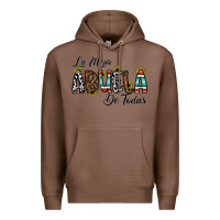 Chestnut la mejor abuela de todas Premium Hoodie - CowhideDigitalArt