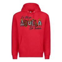 Red la mejor abuela de todas Premium Hoodie - CowhideDigitalArt