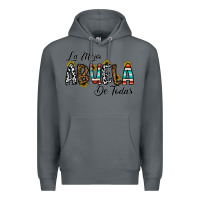 Rock la mejor abuela de todas Premium Hoodie - CowhideDigitalArt