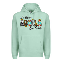 Seafoam la mejor abuela de todas Premium Hoodie - CowhideDigitalArt