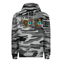 Slate Camo la mejor abuela de todas Premium Hoodie - CowhideDigitalArt