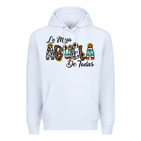 White la mejor abuela de todas Premium Hoodie - CowhideDigitalArt