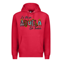 Cardinal la mejor abuela de todas Premium Hoodie - CowhideDigitalArt