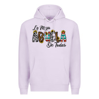 Lilac la mejor abuela de todas Premium Hoodie - CowhideDigitalArt
