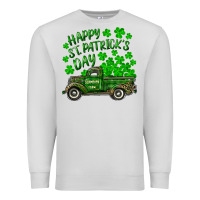 Dove Grey happy st. patricks day shamrock farm truck Premium Sweatshirt - RanaPortraitStore