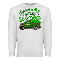 Oatmeal Heather happy st. patricks day shamrock farm truck Premium Sweatshirt - RanaPortraitStore