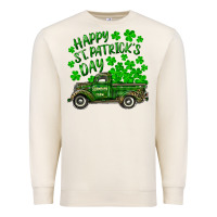 Sandshell happy st. patricks day shamrock farm truck Premium Sweatshirt - RanaPortraitStore