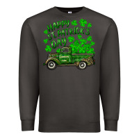 Smoke happy st. patricks day shamrock farm truck Premium Sweatshirt - RanaPortraitStore