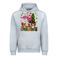 Heather Grey flamingo merry christmas Urban Hoodie - AdoDesignShop