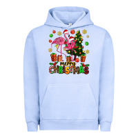Pigment Grape Ice flamingo merry christmas Urban Hoodie - AdoDesignShop