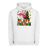 Pigment Lunar Rock flamingo merry christmas Urban Hoodie - AdoDesignShop