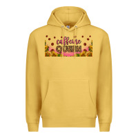 Antique Gold caffeine queen 16oz libbey cup Premium Hoodie - HRA Design Shop