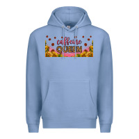 Colony Blue caffeine queen 16oz libbey cup Premium Hoodie - HRA Design Shop