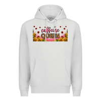 Dove Grey caffeine queen 16oz libbey cup Premium Hoodie - HRA Design Shop