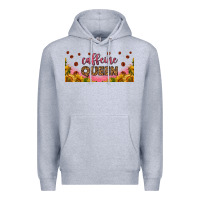 Heather Grey caffeine queen 16oz libbey cup Premium Hoodie - HRA Design Shop