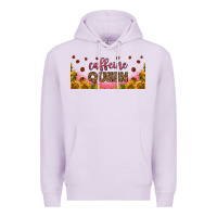 Lilac caffeine queen 16oz libbey cup Premium Hoodie - HRA Design Shop