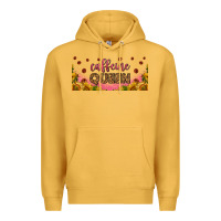 Mustard caffeine queen 16oz libbey cup Premium Hoodie - HRA Design Shop