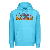 Ocean Blue caffeine queen 16oz libbey cup Premium Hoodie - HRA Design Shop