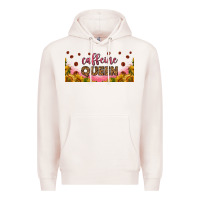 Pale Pink caffeine queen 16oz libbey cup Premium Hoodie - HRA Design Shop