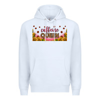 White caffeine queen 16oz libbey cup Premium Hoodie - HRA Design Shop