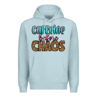 Blue Mist caffeine before chaos Premium Hoodie - HRA Design Shop