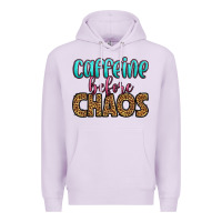 Lilac caffeine before chaos Premium Hoodie - HRA Design Shop