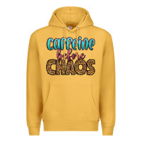 Mustard caffeine before chaos Premium Hoodie - HRA Design Shop