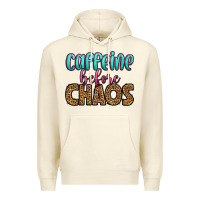 Sandshell caffeine before chaos Premium Hoodie - HRA Design Shop