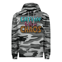 Slate Camo caffeine before chaos Premium Hoodie - HRA Design Shop