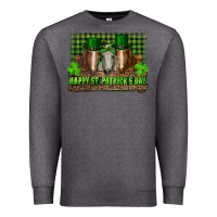 Charcoal Heather happy st. patricks day horses with leprechaun Premium Sweatshirt - RanaPortraitStore