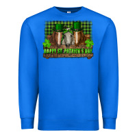 True Royal happy st. patricks day horses with leprechaun Premium Sweatshirt - RanaPortraitStore
