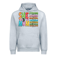 Heather Grey she is mom Urban Hoodie - JahusDesignShop