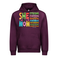 Mauve Wine she is mom Urban Hoodie - JahusDesignShop