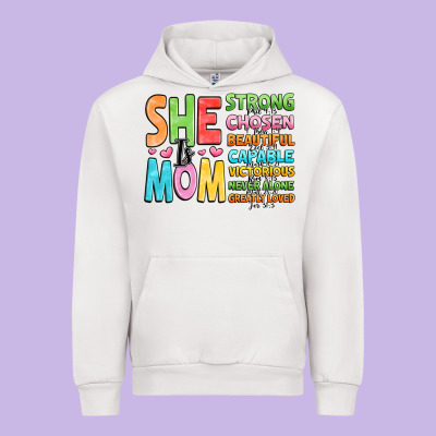 She Is Mom Urban Hoodie Designed By Jahusdesignshop