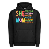 Pigment Black she is mom Urban Hoodie - JahusDesignShop