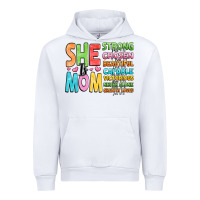White she is mom Urban Hoodie - JahusDesignShop