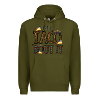 Army Green let's taco bout it Premium Hoodie - CowhideDigitalArt